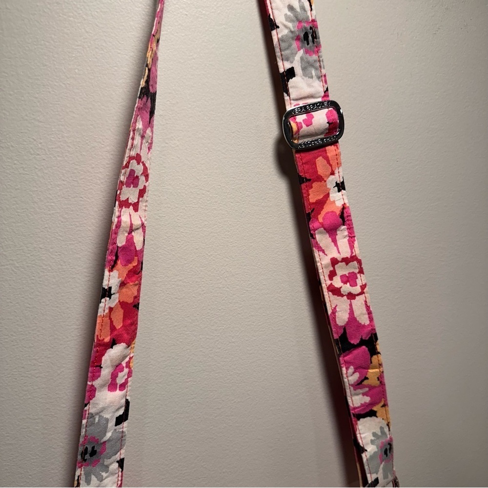 Vera Bradley Hipster Crossbody Bag Pixie Blooms Retired 2015 Cotton Lightweight - Picture 6 of 15